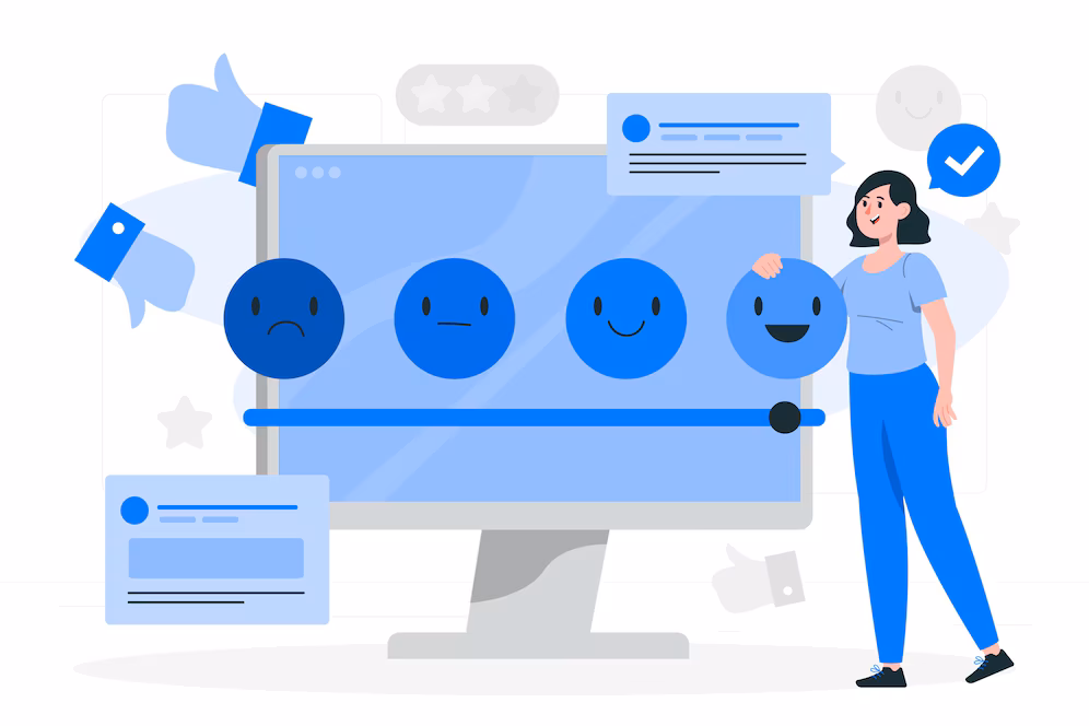 Screenshot of a sentiment analysis tool interface, showcasing its 100% free, no-login-required features for analyzing text emotions, displayed on a clean, user-friendly dashboard.